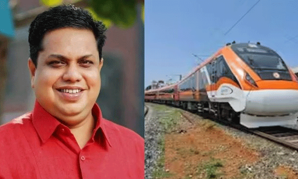 need a vande bharat stop at thalassery a n shamseer