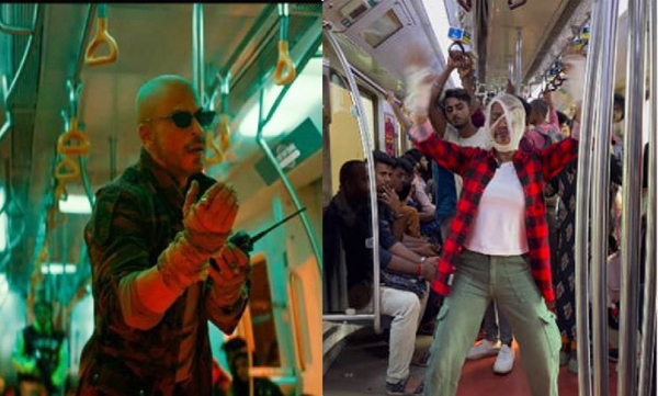Netizens Recreate Shah Rukh Khan's Metro Scene in Jawaan Instagram Influencer: Lady Jawaan
