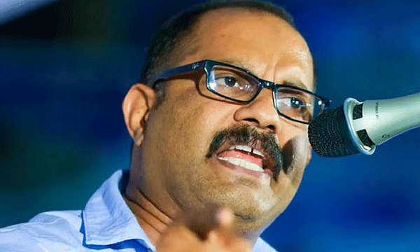 KM shaji's statement against veena george