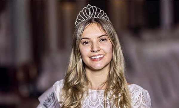 First beauty pageant held without makeup; Natasha Beresford was crowned the winner