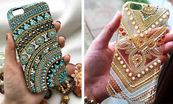 Mobile phone cover designing