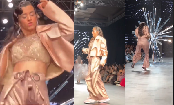 Saba Azad Dances on the Ramp During Lakme Fashion Week 