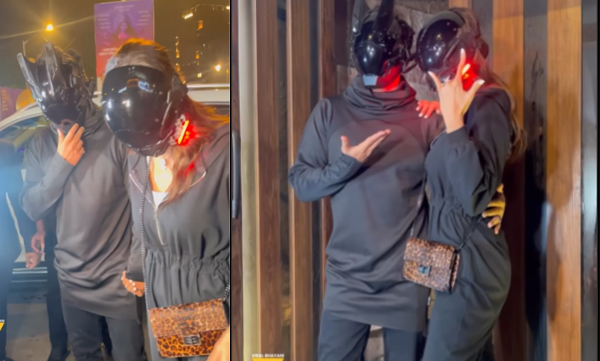 Shilpa shetty became mask women after raj kundra, video viral