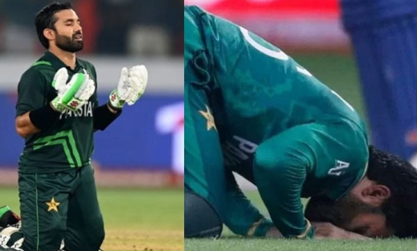 Prayers were performed on the ground; Indian lawyer filed a complaint with ICC against Muhammad Rizwan