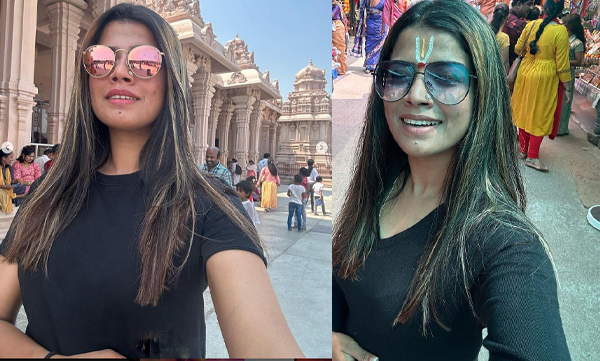 Amritha Suresh shares hyderabad trip pictures