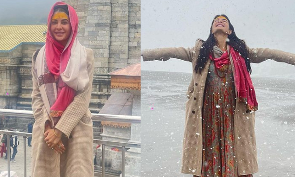 jacqueline-fernandez-visits-kedarnath-temple-in-uttarakhand