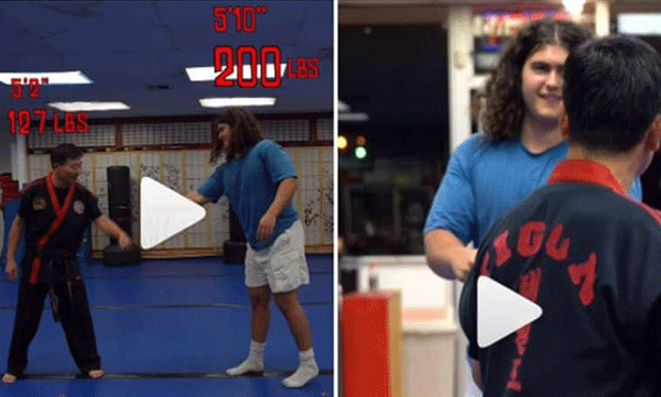 
Bodybuilder vs Karate Master: Who will win in the end? Thrilling video