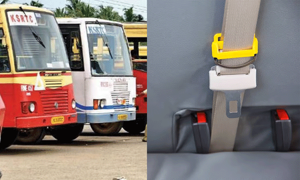 seat belt mandatory for all heavy vehicles including ksrtc