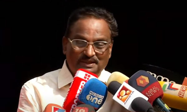 A.K Balan on Cabinet bus