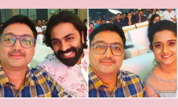 Sharath shares pictures with Govind Padmasoorya and Gopika Anil