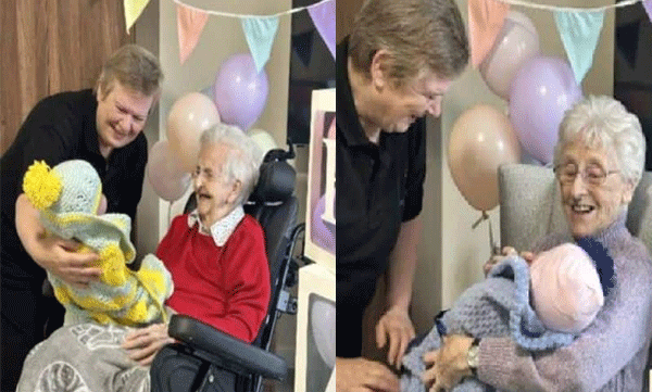 Care home authorities organized a baby shower for amnesiac mothers with about 60 dolls