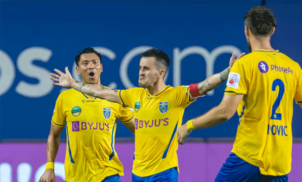 isl 2023 24 kerala blasters announce starting eleven against hyderabad fc