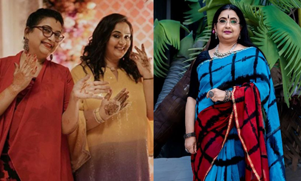 Ambika and Radha shares pictures in mehandi