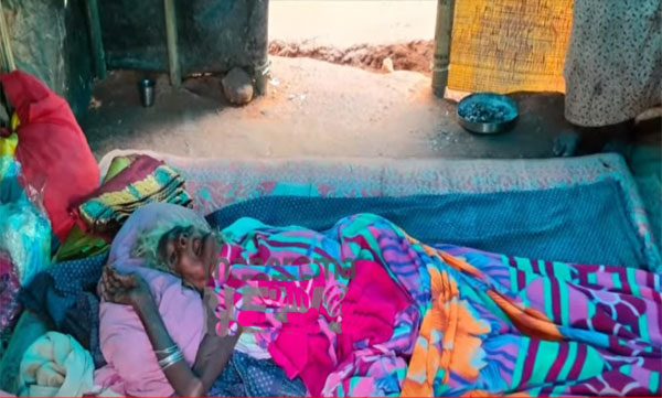 Tribal woman in critic condition