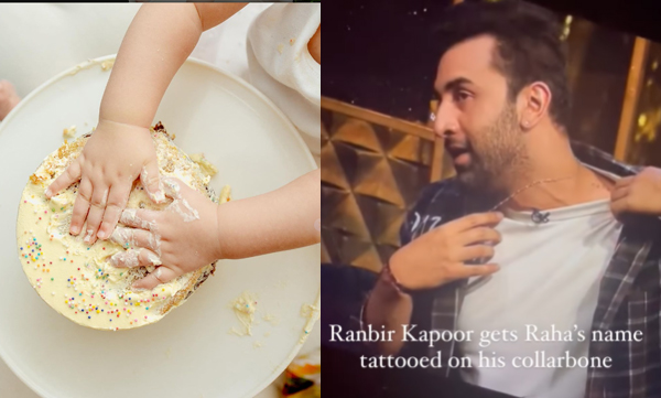 Ranbir Kapoor has gotten his daughter, Raha’s name tattooed on his collarbone, Video Viral
