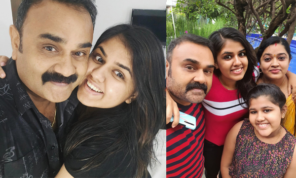 Shaju -Sridhar- wishes- his- daughter- Nandana -on- her -birthday