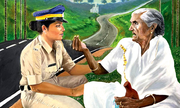 The artistic heart within khaki