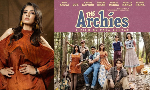 Raveena tandon reacts on the archies movie controversy 