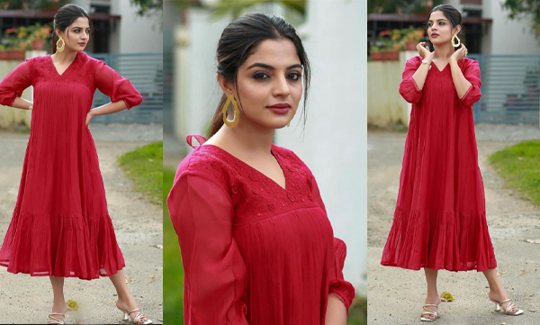 Nikhila vimal photoshoot on xmas goes trending
