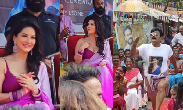 Bheeman Raghu came to meet Sunny leone, Video Viral