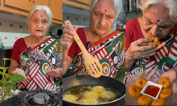 85-year-old takes internet by storm with her cooking skills, video viral