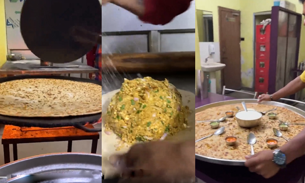 Anand Mahindra's recent share showing a gigantic paratha got a thumbs-up from Abhishek Bachchan