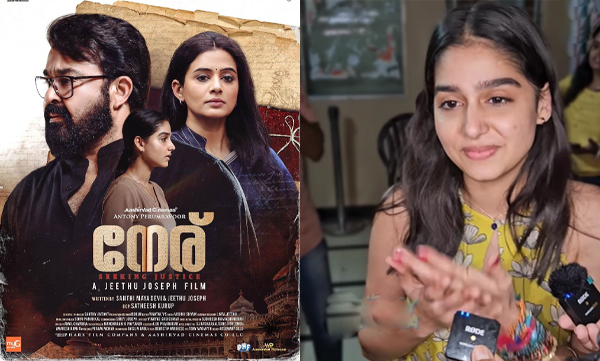 Anaswara rajan's mass reply to mohanlal and neru movie