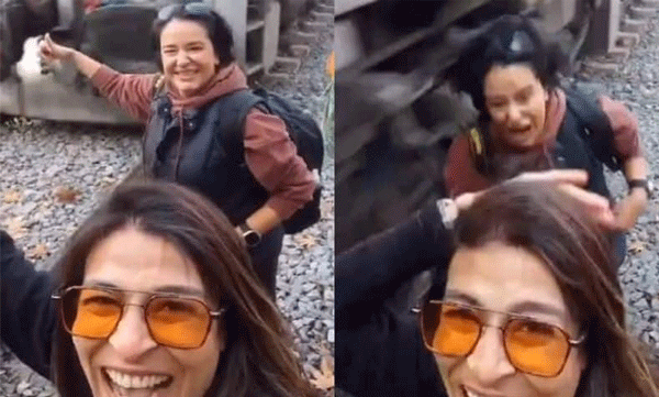 People don't learn no matter how hard they get: Young women's selfie in front of a speeding train, what finally happened