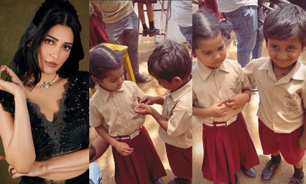 Sruthi Hassan shares a heartwarming video