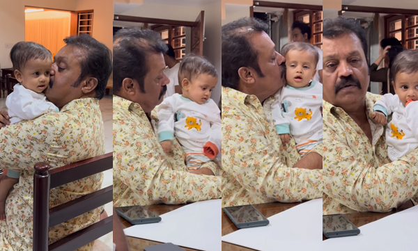 vijay-madhav-shared-a-video-of-actor-suresh-gopi-holding-his-son-athmaja-mahadev-