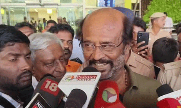 For me, this is spirituality not politics: rajanikanth