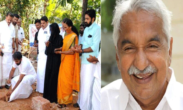 on-the-first-death-anniversary-of-oommen-chandy-houses-will-be-prepared-for-25-needy-families-in-puthuppally