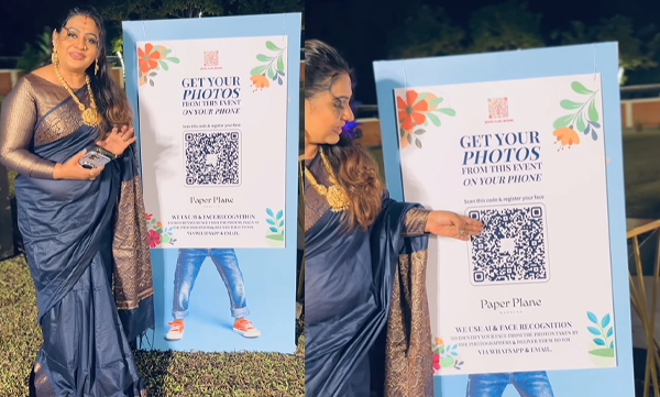 Beena antony recent trends of qr code scanner in wedding reception