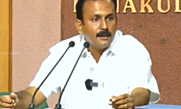  Shaun George against CM Pinarayi Vijayan