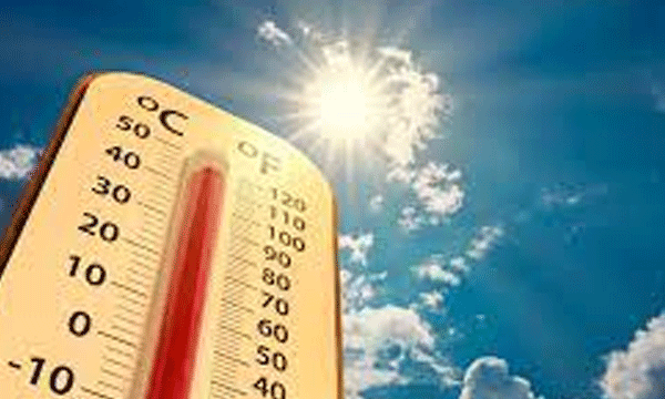 The temperature will rise to 38 degrees in the next two days