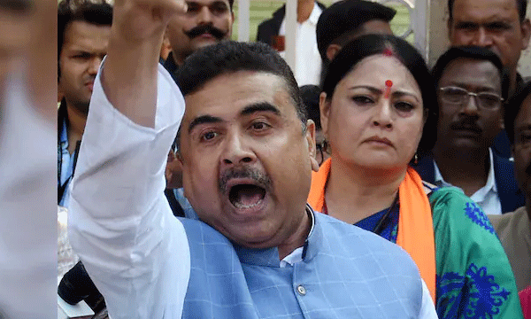 BJP's Suvendu Adhikari Stopped