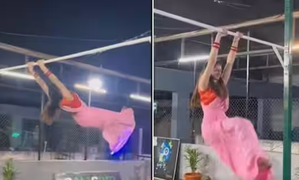 woman-gymnastic-performance-in-saree-video