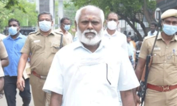 Shantan, who was released from prison in the Rajiv Gandhi assassination case, died