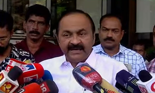 V.D Satheesan against SFI