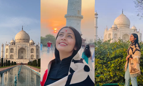 Navya Nair visits to Tajmahal, video trending