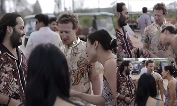 Priscilla Chan wife of Mark Zuckerberg in awe of Anant Ambani's watch