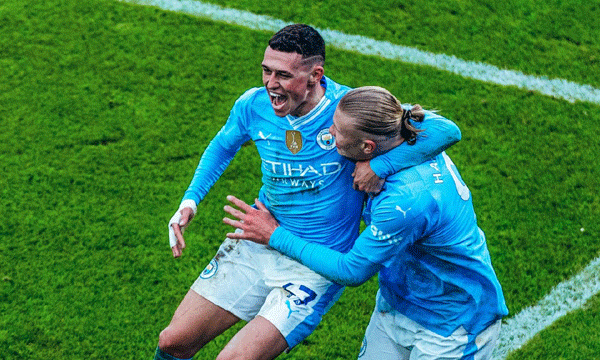 Manchester City came from behind to beat Manchester United