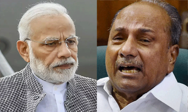 Modi arrives for Anil Antony in Pathanamthitta; AK  Antony for anto antony