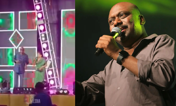 Jassie Gift talk about programme issue at kolenchery college