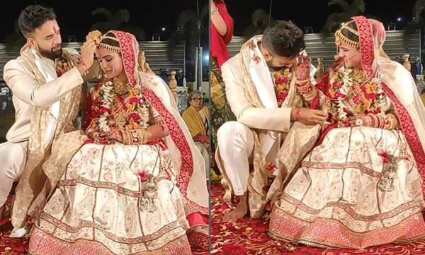 
After the wedding, the bridegroom forces the bride to wear crimson; The video went viral on social media