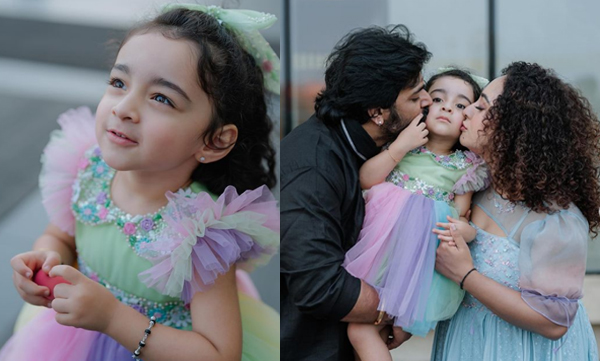 pearle-maaney-and-srinish-aravind-shared-her-daughter-nila-3rd-birthday-celebration-video