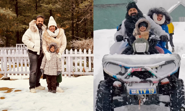 Kunchakko Boban shares family vaccation pictures from kashmir 