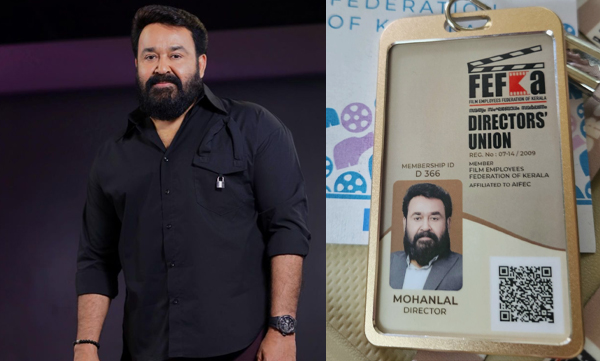 Mohanlal shares his happiness of getting membership in FEFKA