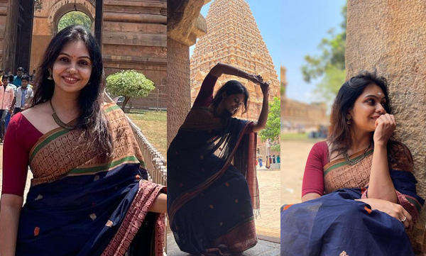 actress-tanvi-ram-share-some-beautiful-photos-from-thanjavur-periya-kovil