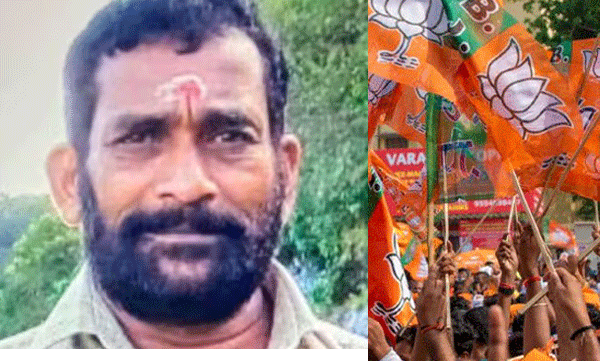 bjp-worked-died-in-an-accident-during-election-campaign